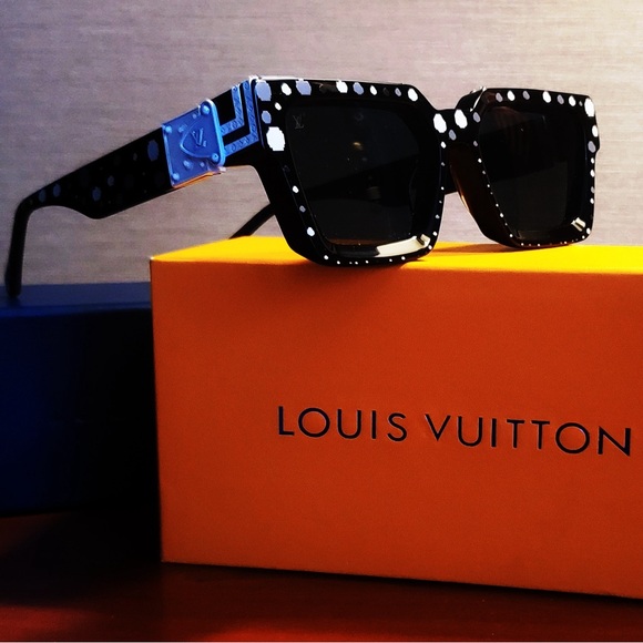 Louis Vuitton x Yayoi Kusama Millionaire Sunglasses Black White Polka Dots - Picture 5 of 10